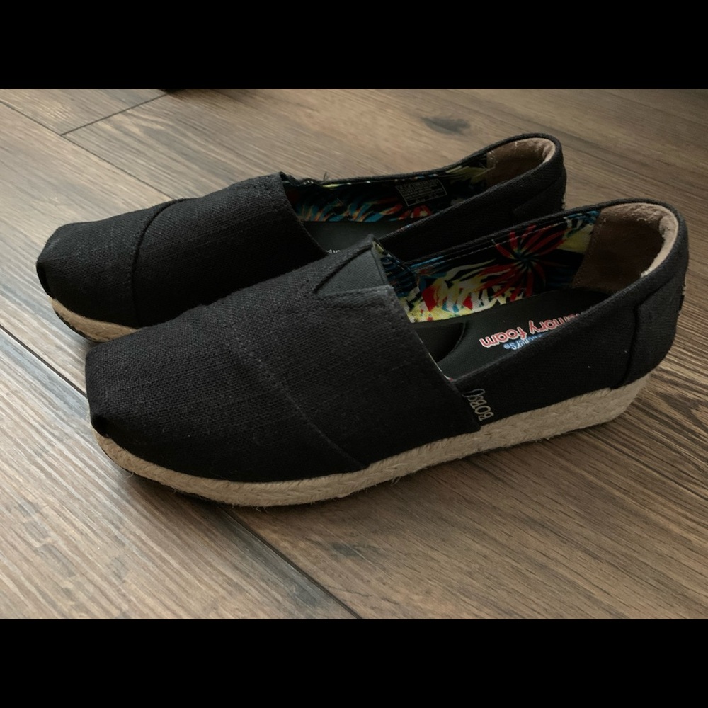 Bobs from Sketchers Memory Foam Wedge Heels
